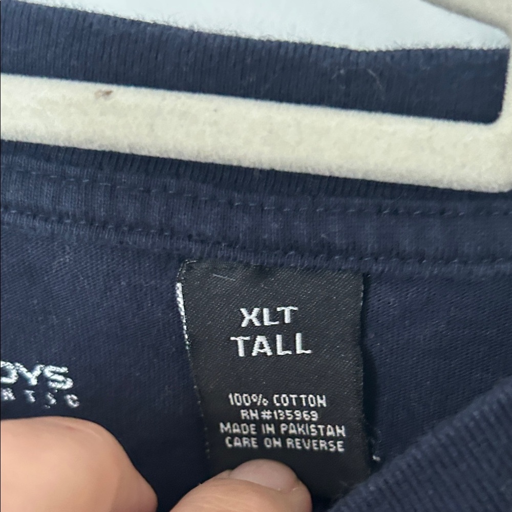 Cowboys Navy Blue Short Sleeve Tee - Picture 3 of 6